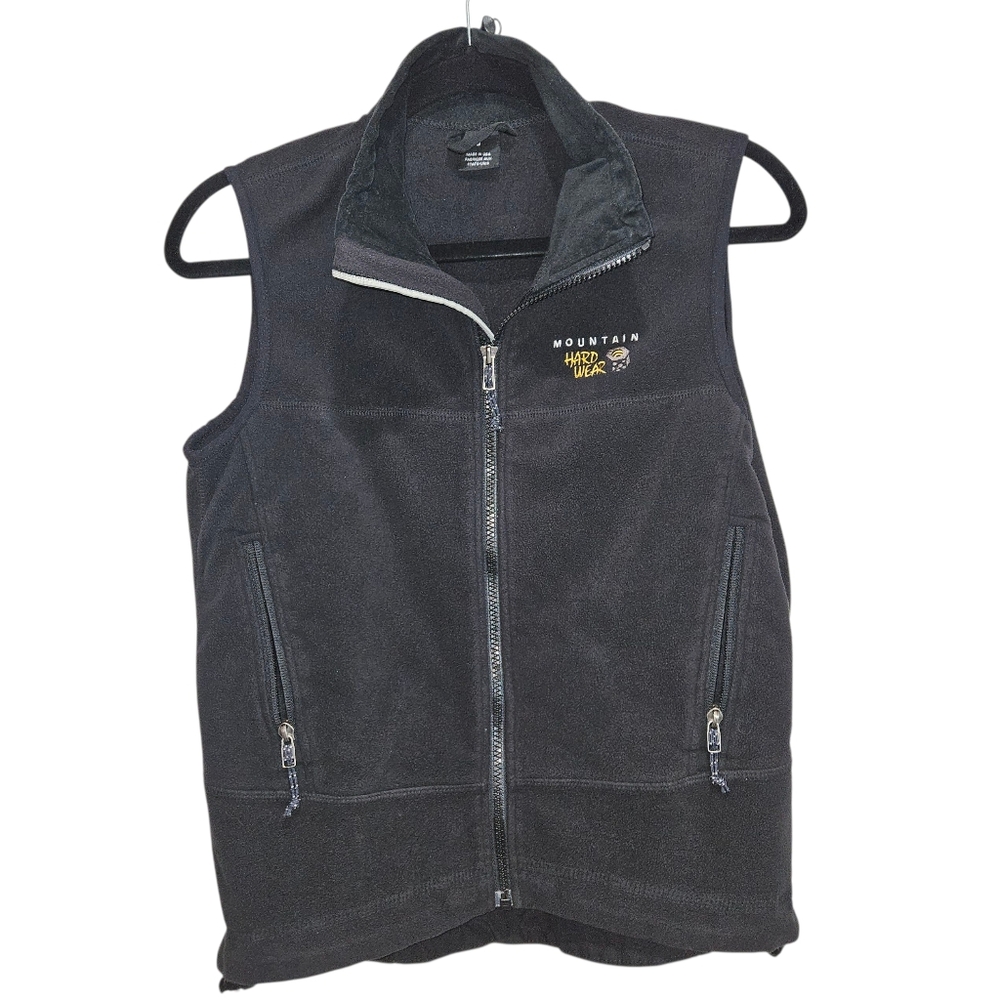 Mountain Hardwear Women's Size 6 Vest Polartec Fleece Zip-Up Zipper Pockets